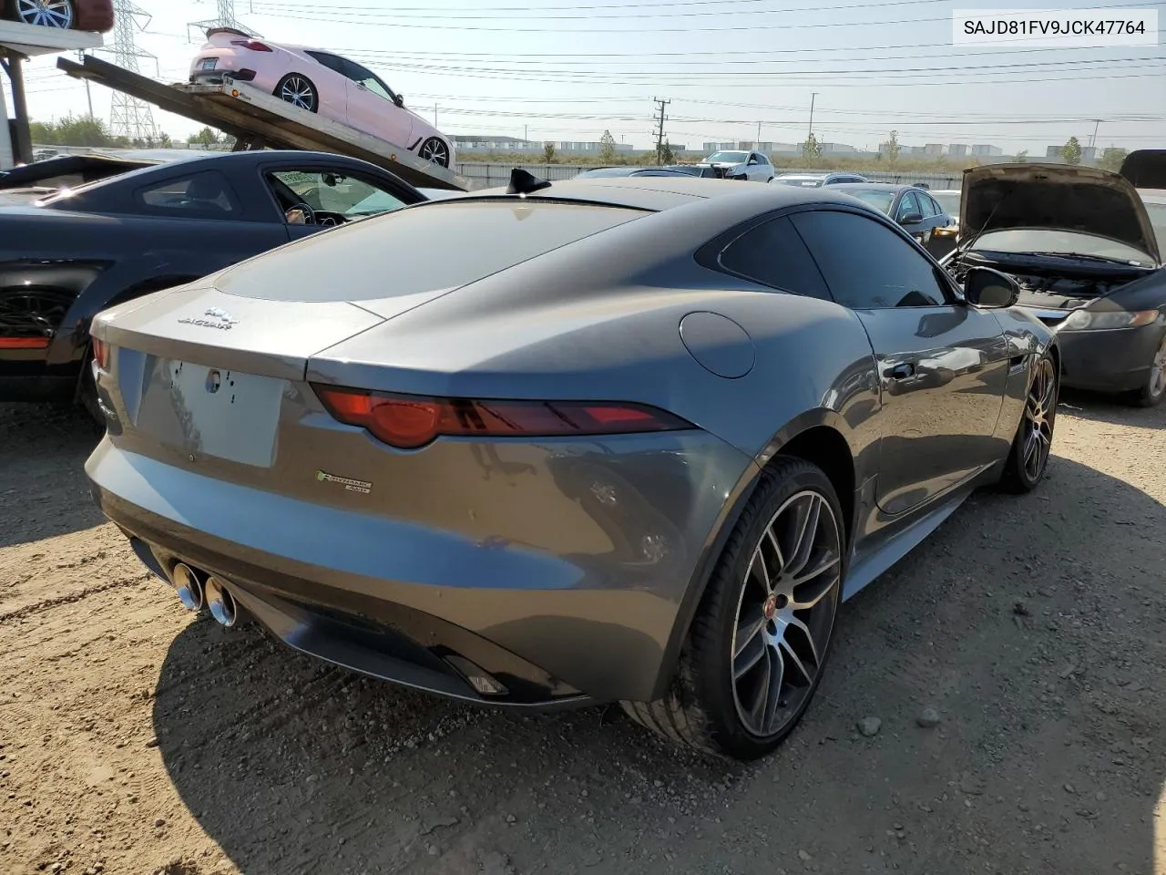 2018 Jaguar F-Type R Dynamic VIN: SAJD81FV9JCK47764 Lot: 70800314