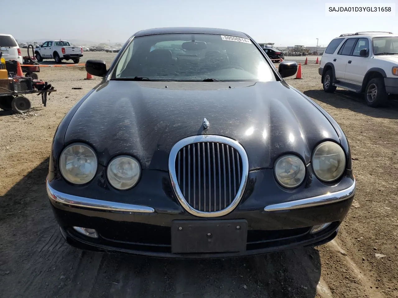 2000 Jaguar S-Type VIN: SAJDA01D3YGL31658 Lot: 59550814