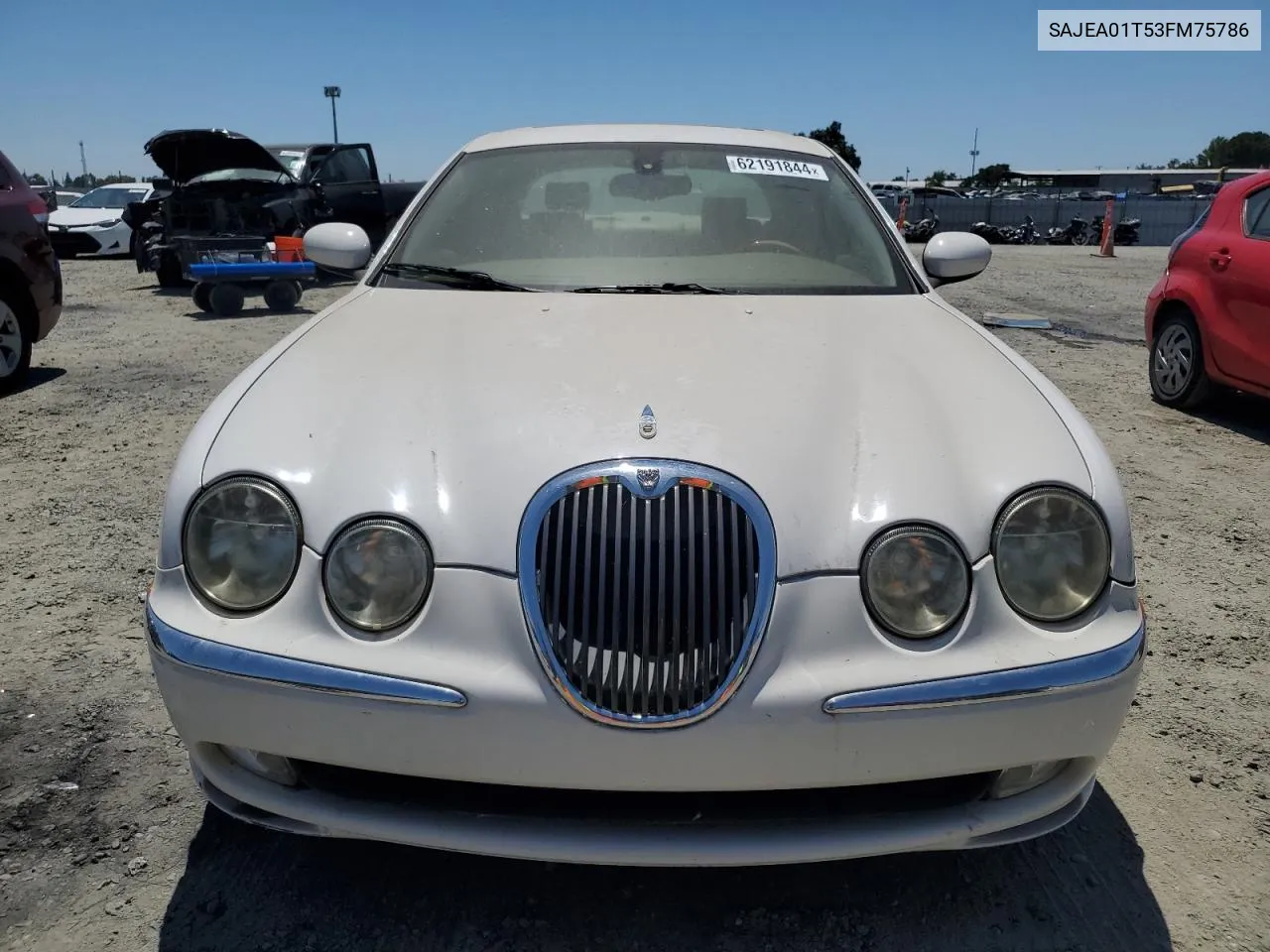 2003 Jaguar S-Type VIN: SAJEA01T53FM75786 Lot: 62191844