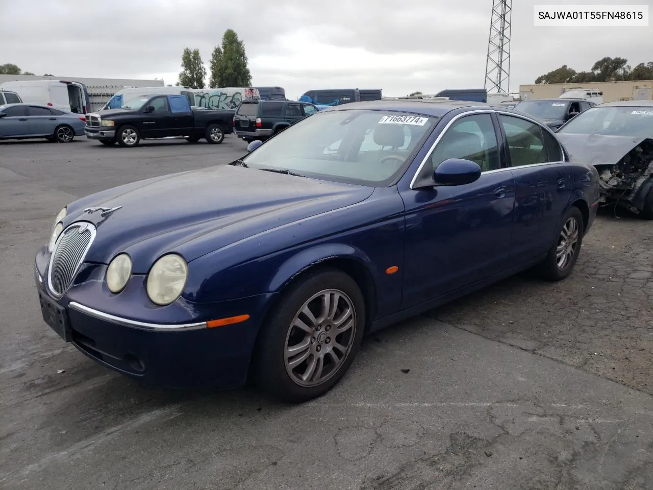 2005 Jaguar S-Type VIN: SAJWA01T55FN48615 Lot: 71663774