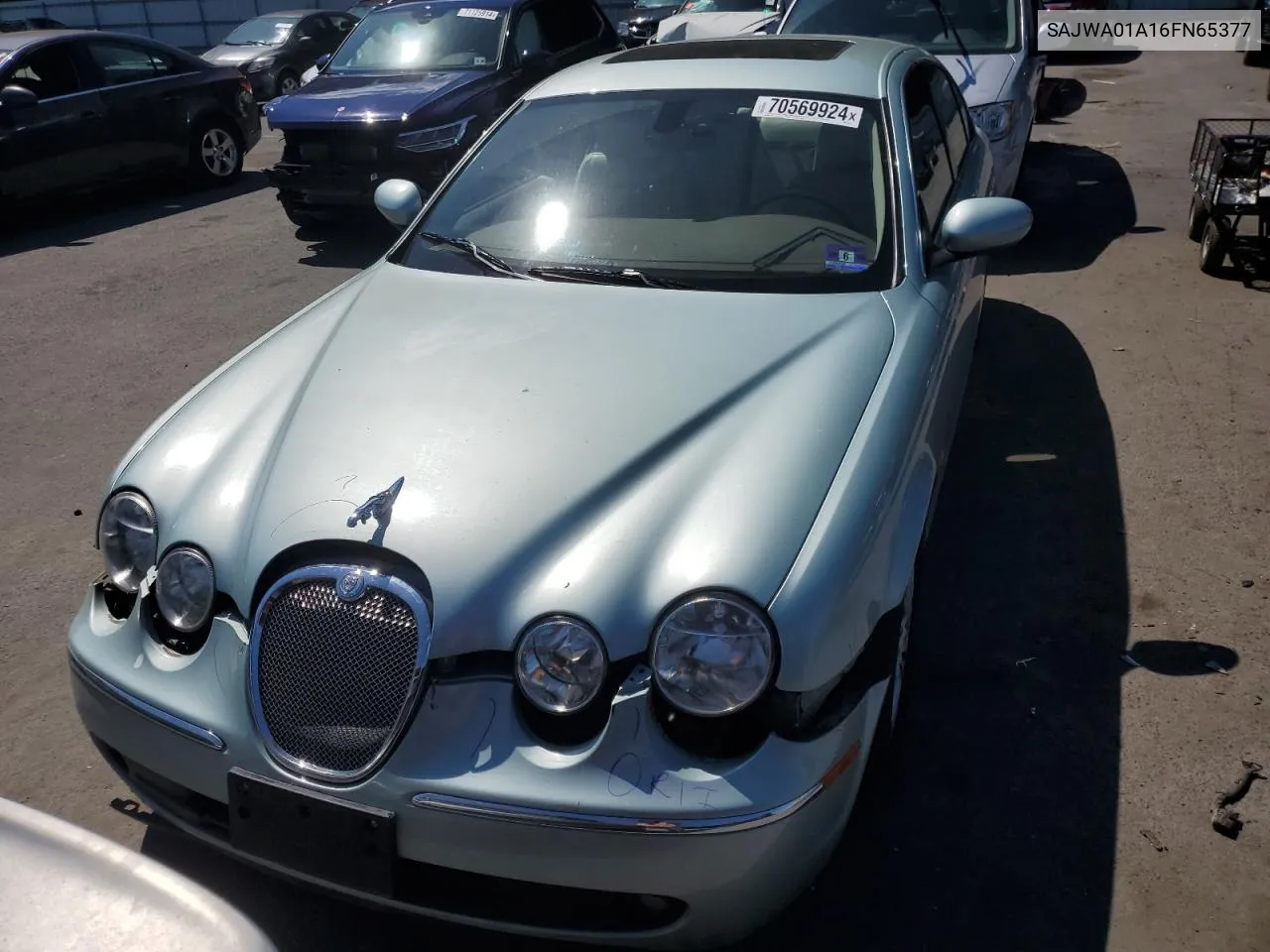 2006 Jaguar S-Type VIN: SAJWA01A16FN65377 Lot: 70569924