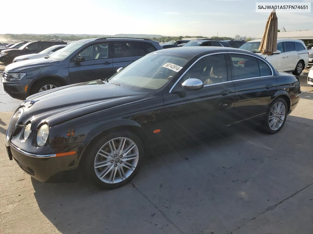 2007 Jaguar S-Type VIN: SAJWA01A57FN74651 Lot: 60143914