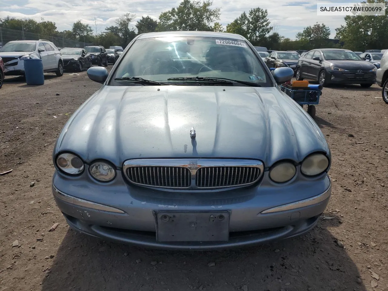 2004 Jaguar X-Type 3.0 VIN: SAJEA51C74WE00699 Lot: 72004604