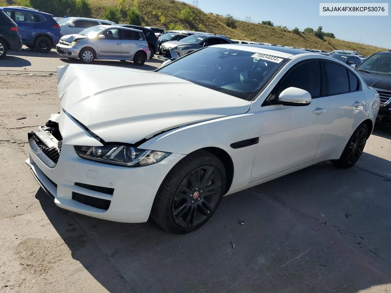 2019 Jaguar Xe Prestige VIN: SAJAK4FX8KCP53076 Lot: 70034034