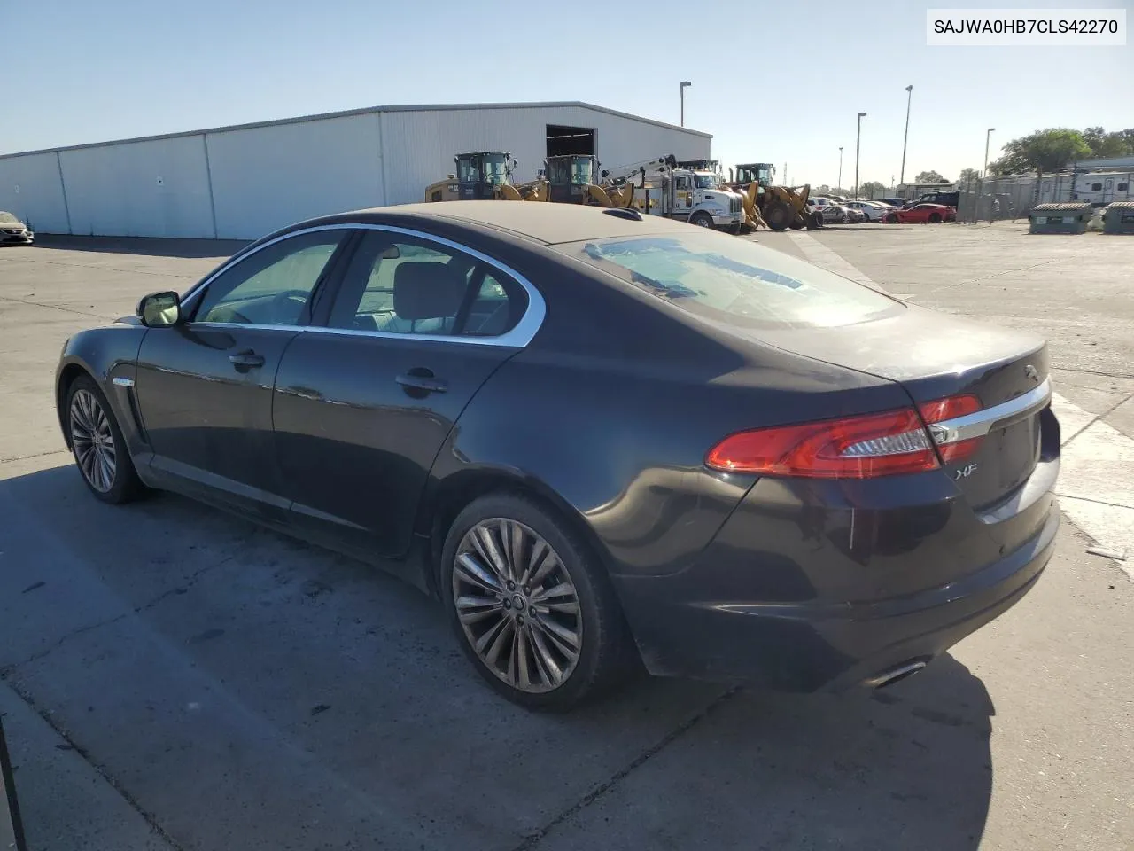 2012 Jaguar Xf Portfolio VIN: SAJWA0HB7CLS42270 Lot: 61124624