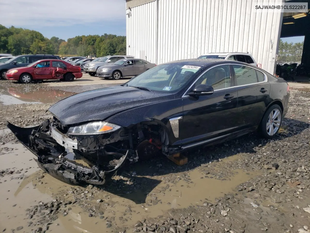 2012 Jaguar Xf Portfolio VIN: SAJWA0HB1CLS22287 Lot: 71624394