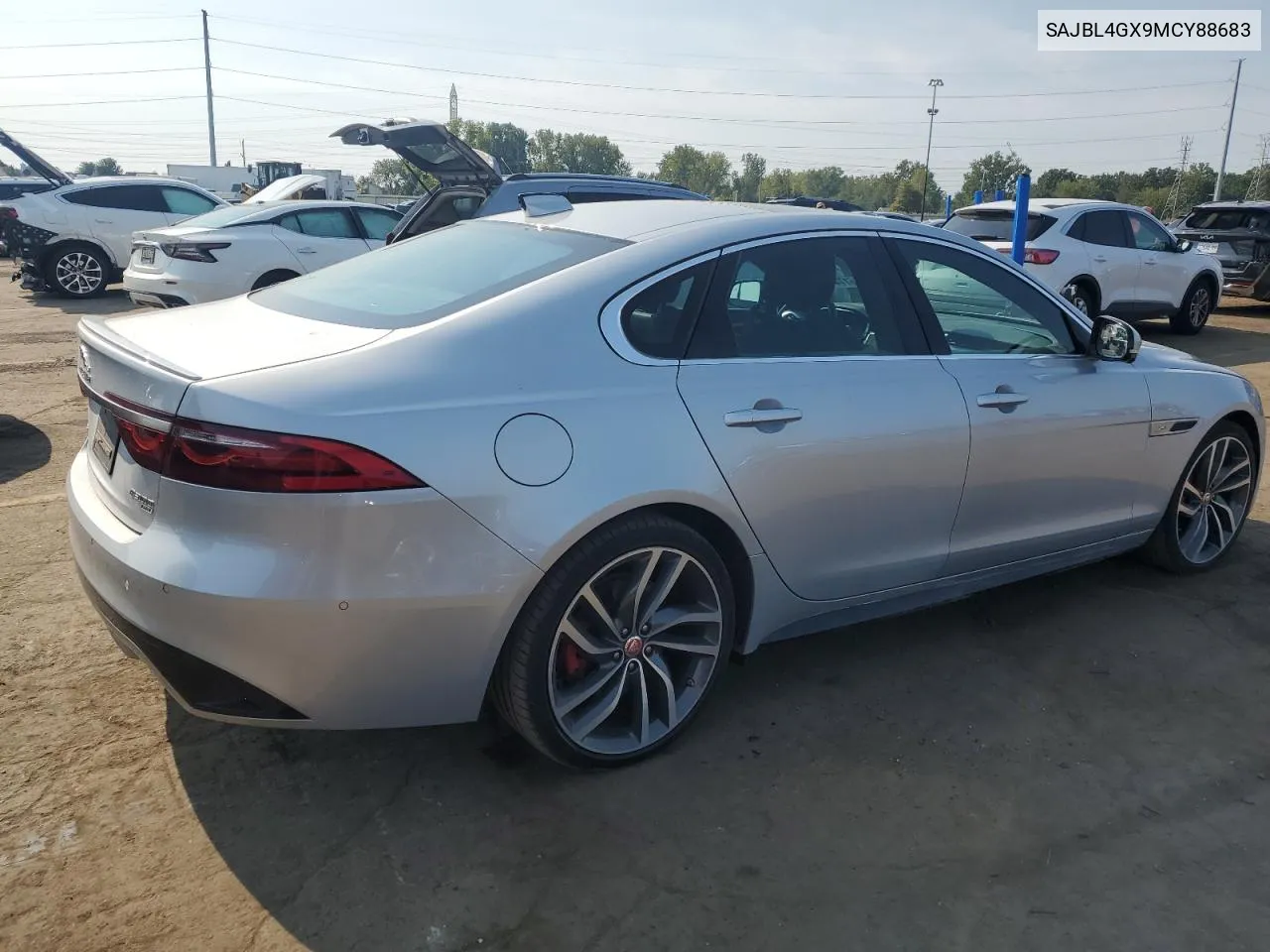 2021 Jaguar Xf R-Dynamic Se VIN: SAJBL4GX9MCY88683 Lot: 71461744