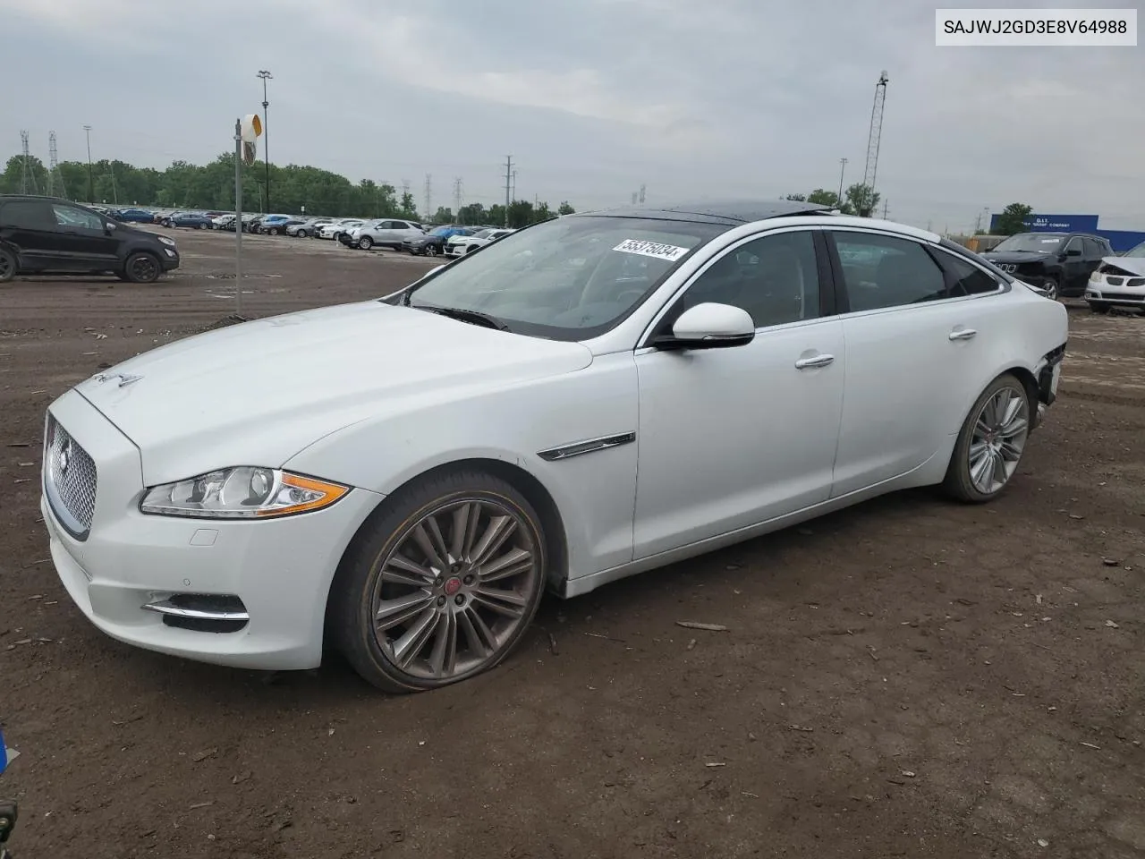 2014 Jaguar Xjl Portfolio VIN: SAJWJ2GD3E8V64988 Lot: 55375034