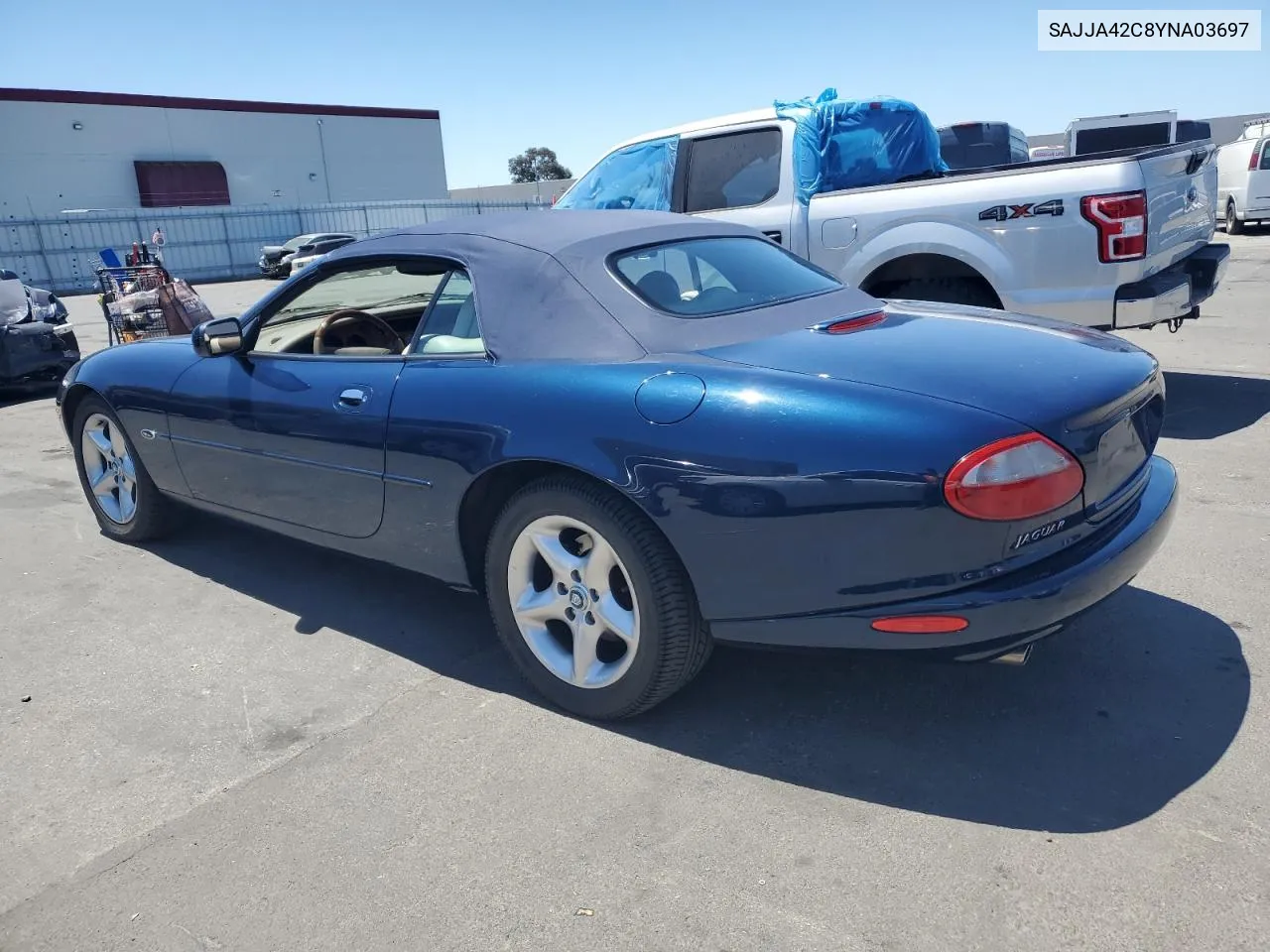 2000 Jaguar Xk8 VIN: SAJJA42C8YNA03697 Lot: 61239084