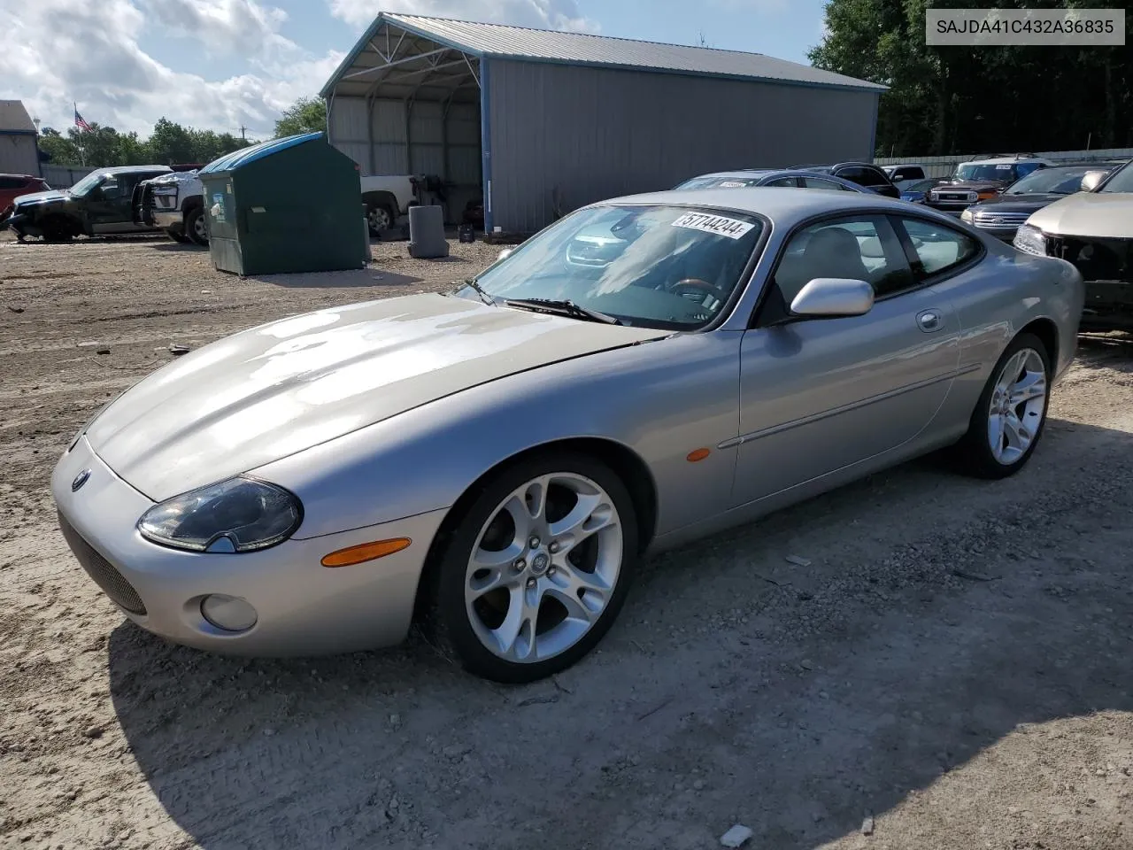 2003 Jaguar Xk8 VIN: SAJDA41C432A36835 Lot: 57744244