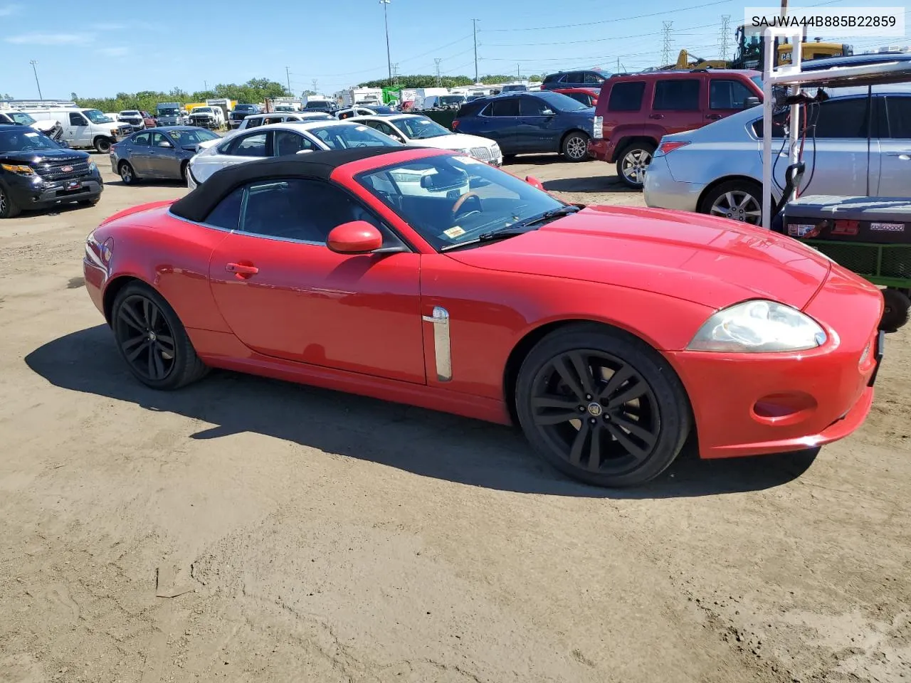 2008 Jaguar Xk VIN: SAJWA44B885B22859 Lot: 69880004