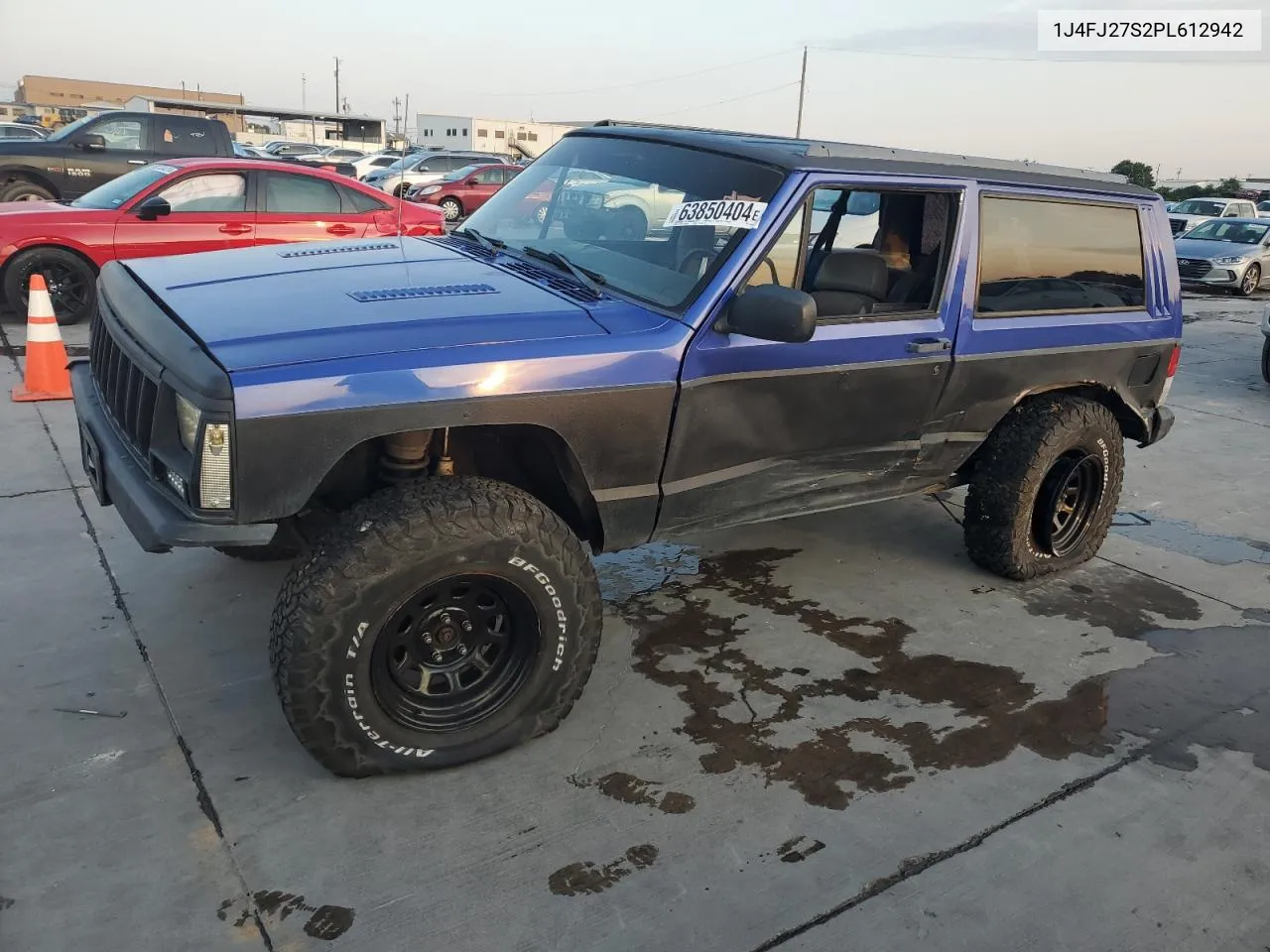 1993 Jeep Cherokee VIN: 1J4FJ27S2PL612942 Lot: 63850404