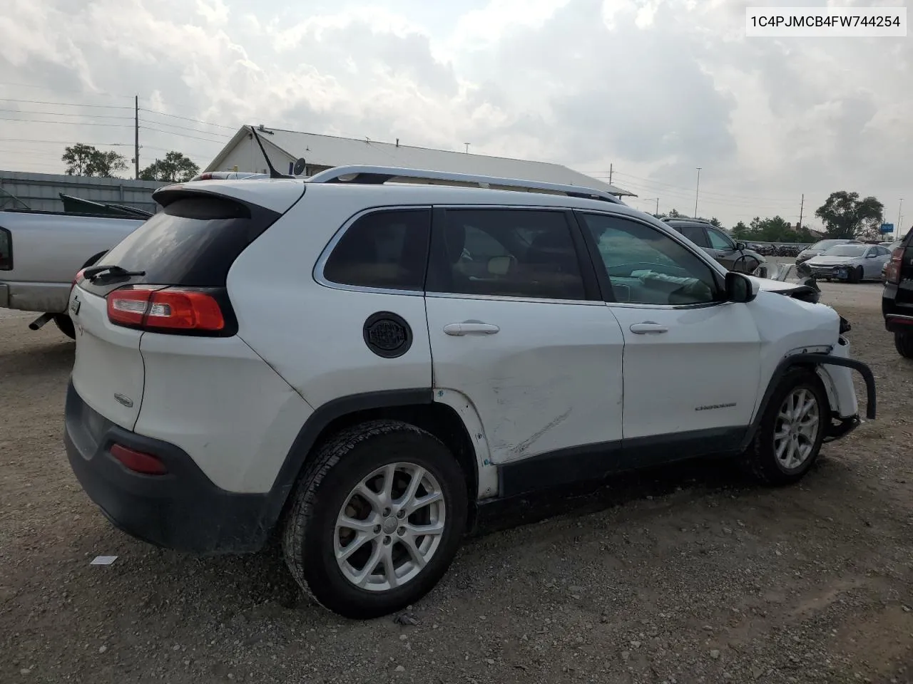 1C4PJMCB4FW744254 2015 Jeep Cherokee Latitude