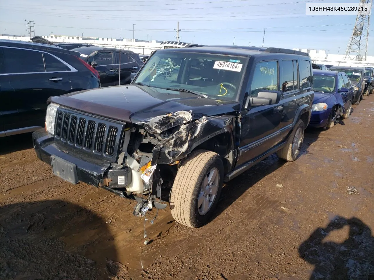 2006 Jeep Commander VIN: 1J8HH48K46C289215 Lot: 49974164