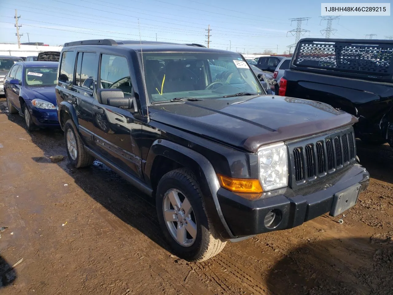 2006 Jeep Commander VIN: 1J8HH48K46C289215 Lot: 49974164