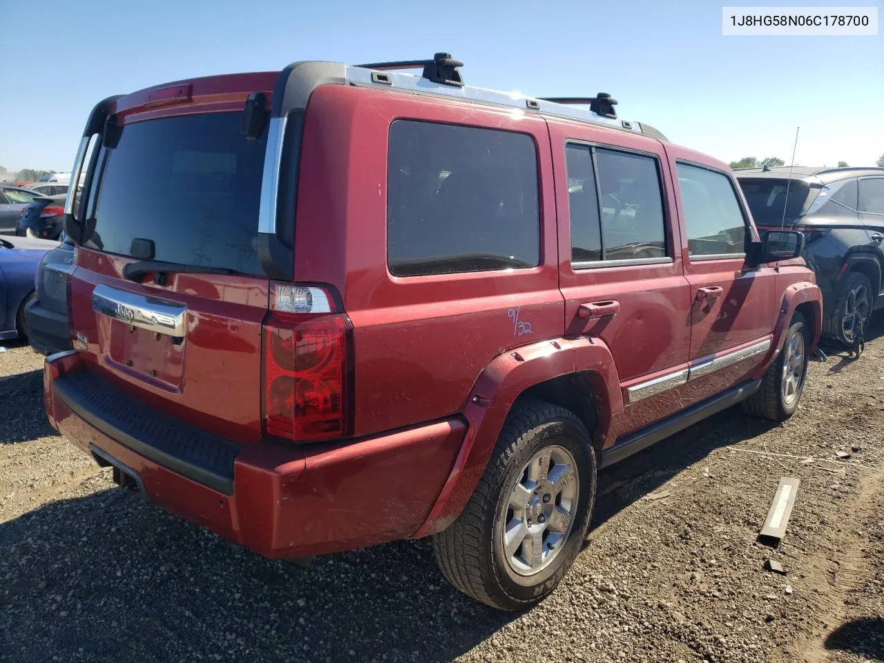 2006 Jeep Commander Limited VIN: 1J8HG58N06C178700 Lot: 70053754