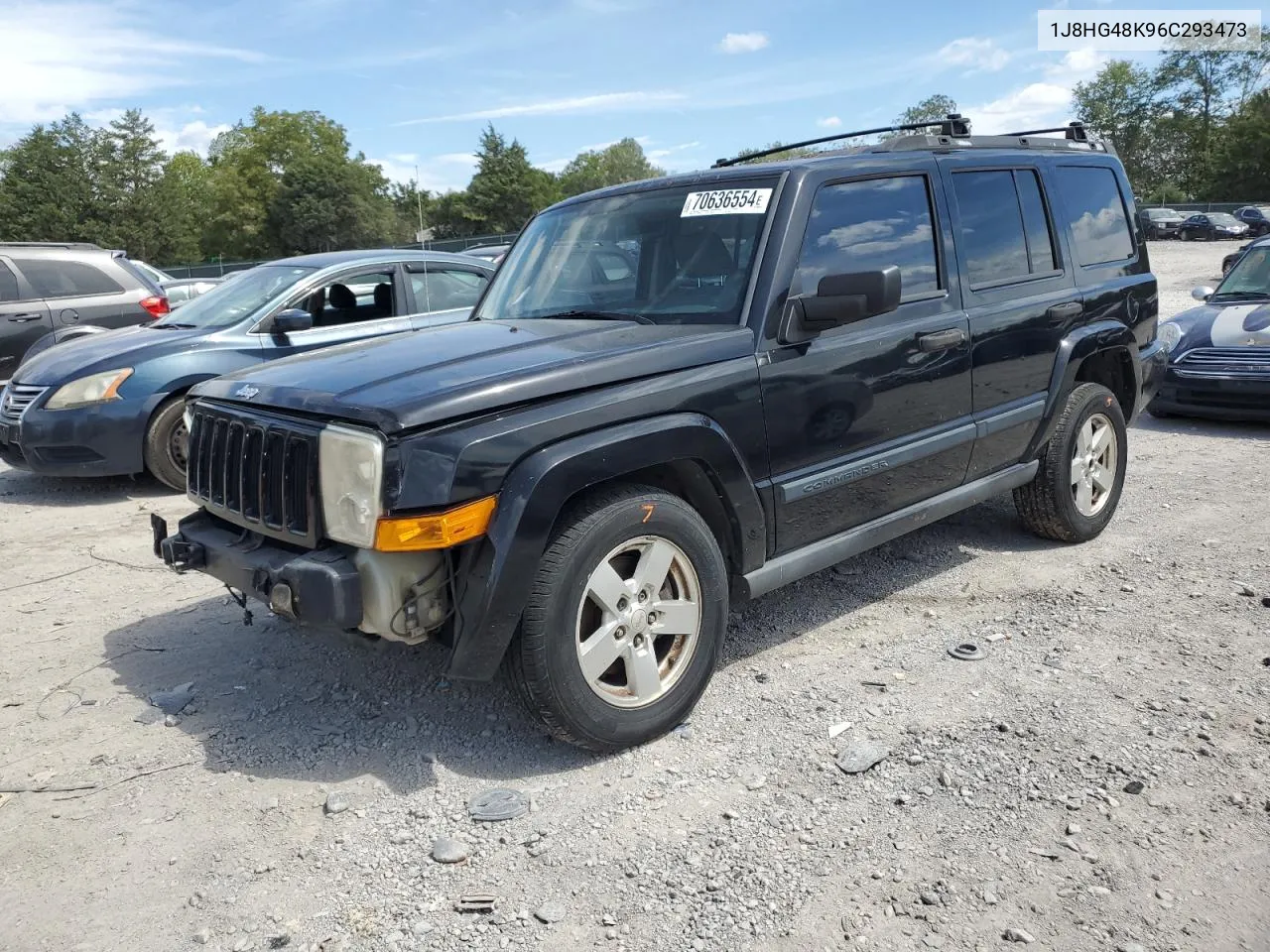 2006 Jeep Commander VIN: 1J8HG48K96C293473 Lot: 70636554