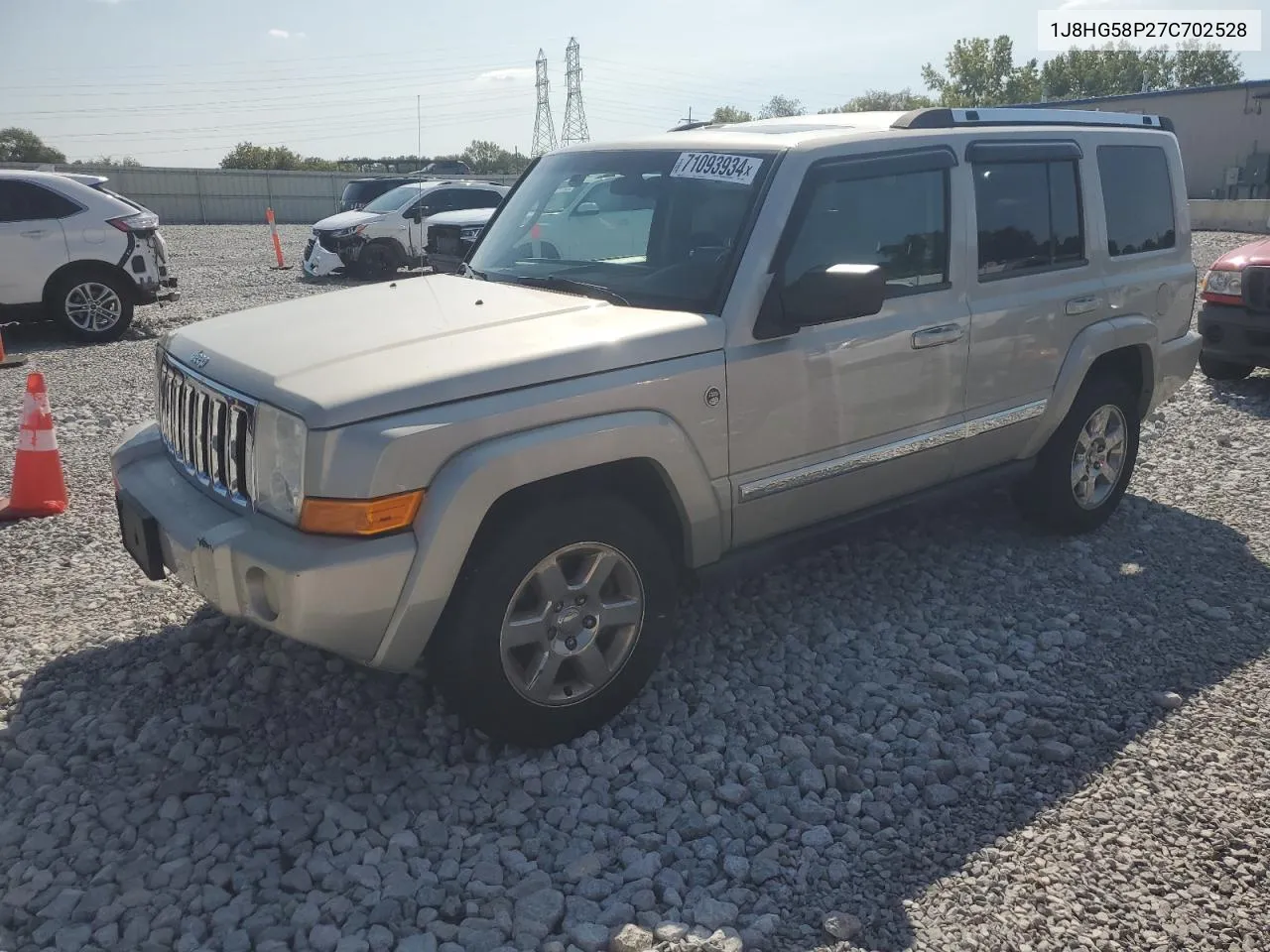 2007 Jeep Commander Limited VIN: 1J8HG58P27C702528 Lot: 71093934