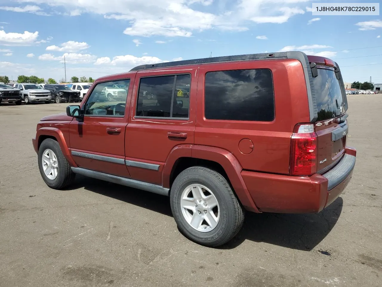 2008 Jeep Commander Sport VIN: 1J8HG48K78C229015 Lot: 58508884