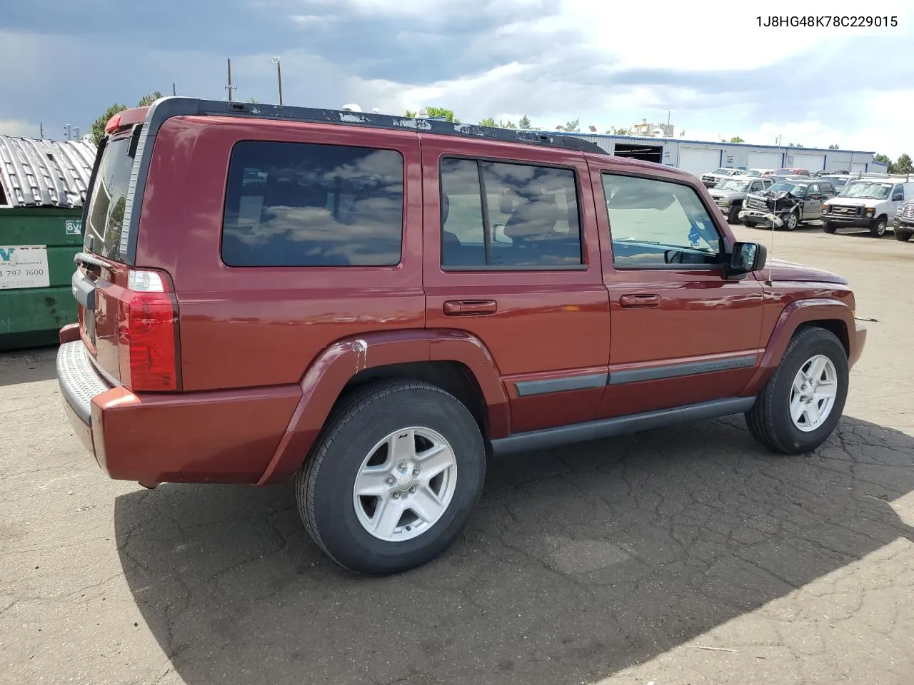 2008 Jeep Commander Sport VIN: 1J8HG48K78C229015 Lot: 58508884