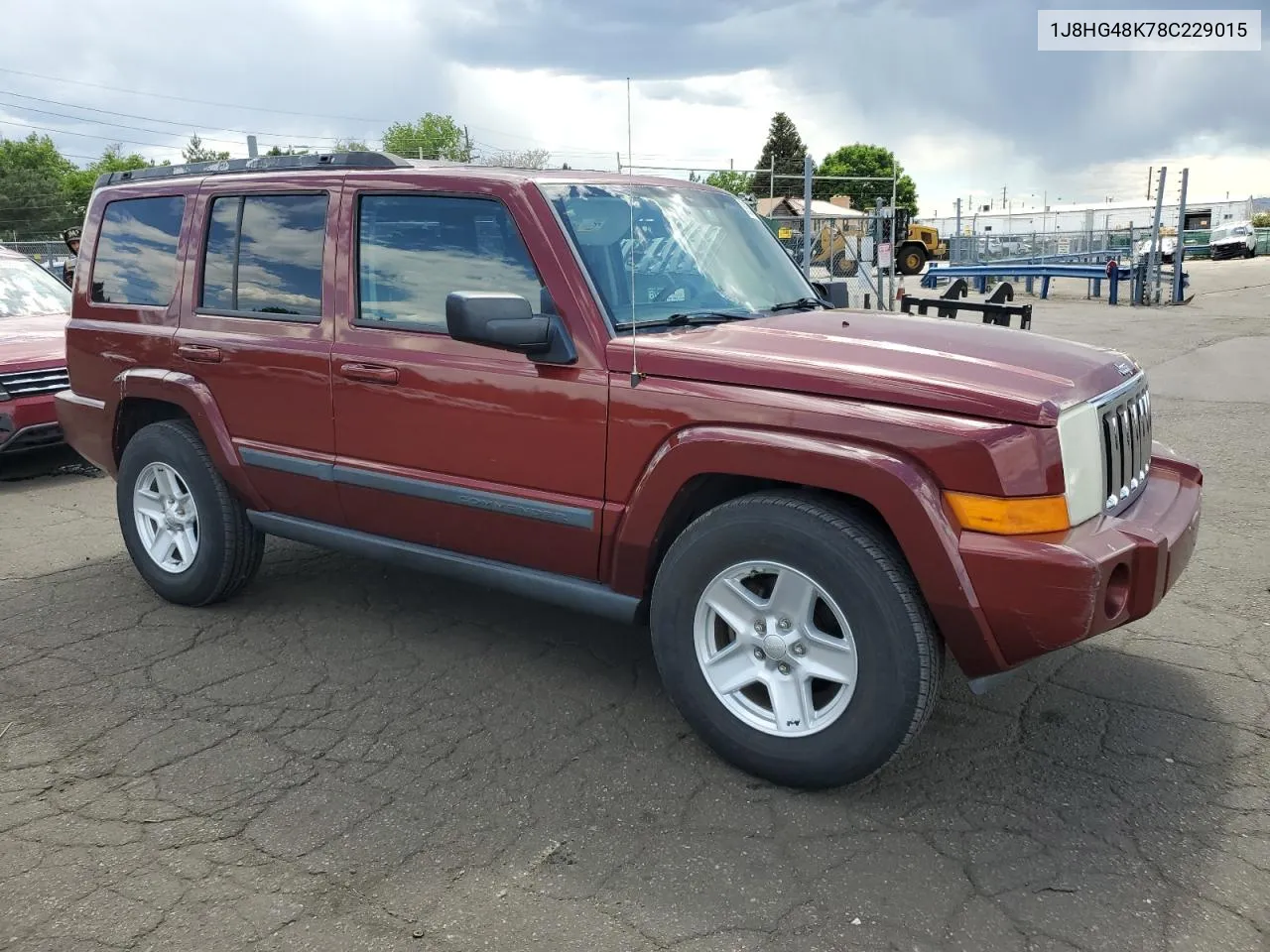 2008 Jeep Commander Sport VIN: 1J8HG48K78C229015 Lot: 58508884