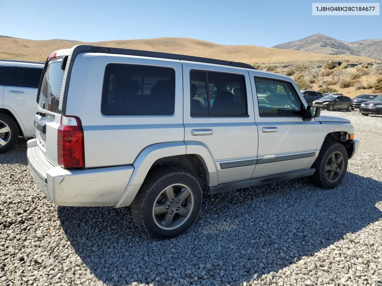 2008 Jeep Commander Sport VIN: 1J8HG48K28C184677 Lot: 69901524