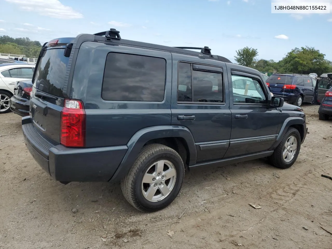 2008 Jeep Commander Sport VIN: 1J8HG48N88C155422 Lot: 70432704