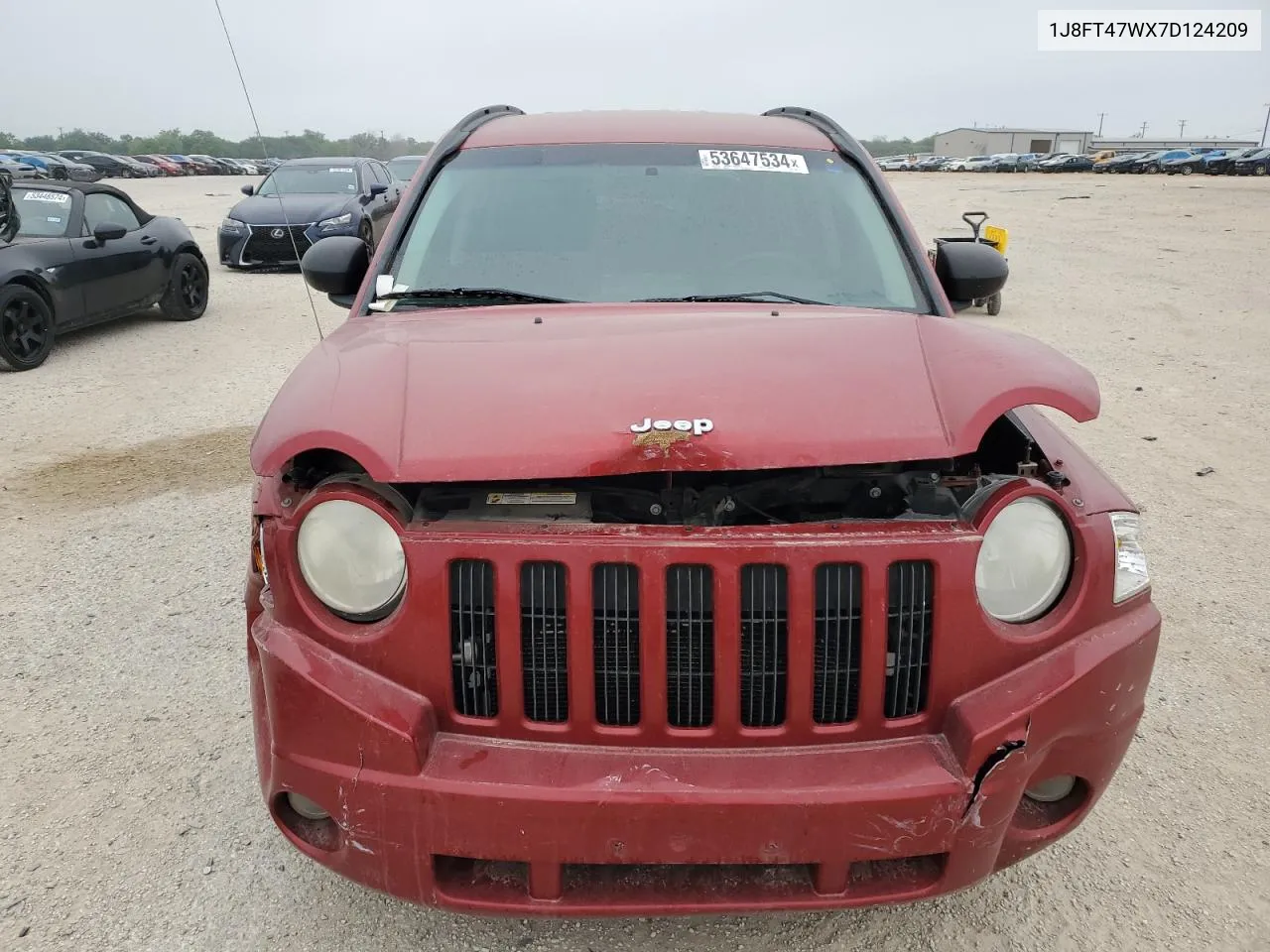 2007 Jeep Compass VIN: 1J8FT47WX7D124209 Lot: 53647534