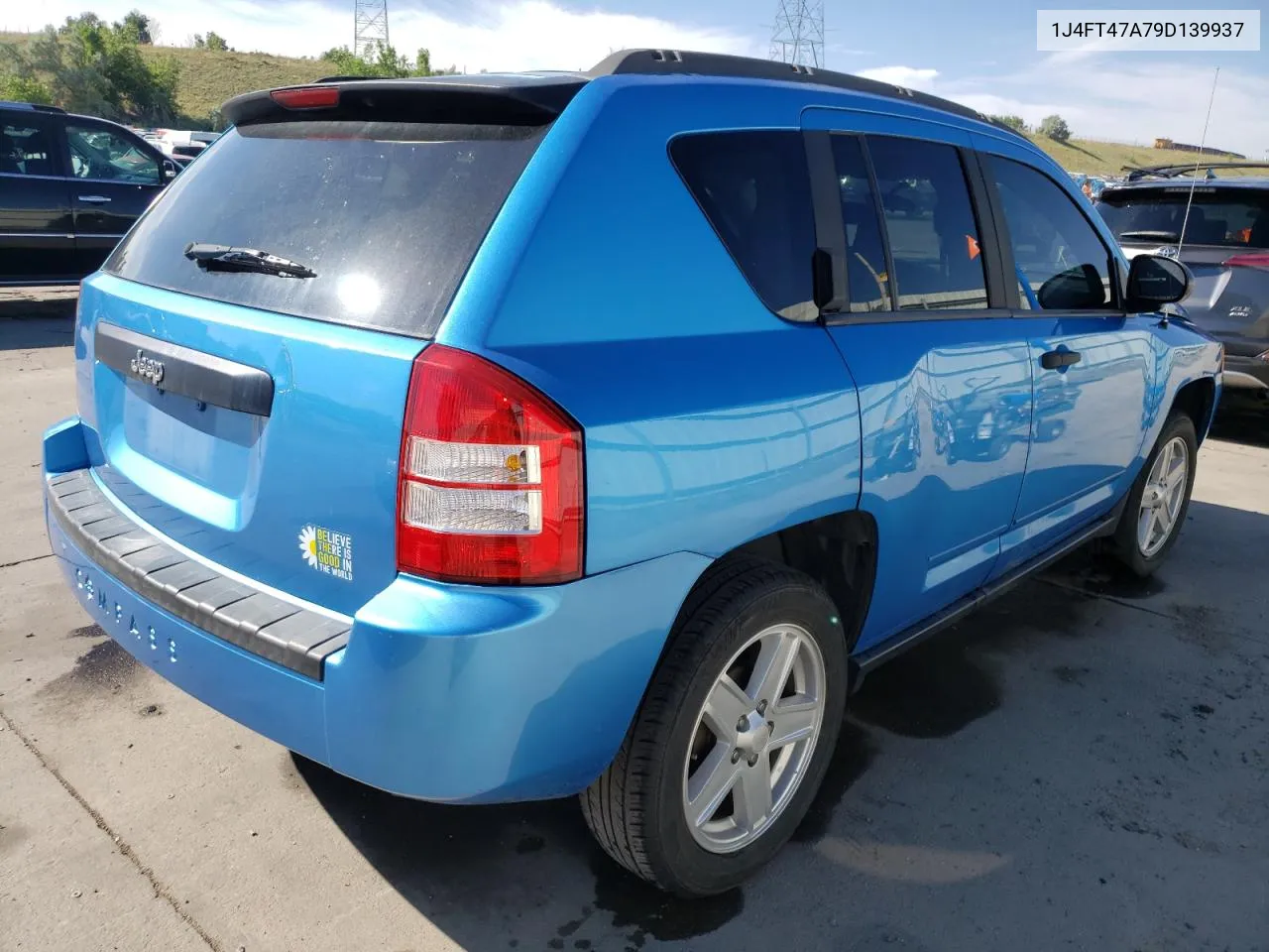 2009 Jeep Compass Sport VIN: 1J4FT47A79D139937 Lot: 50313822