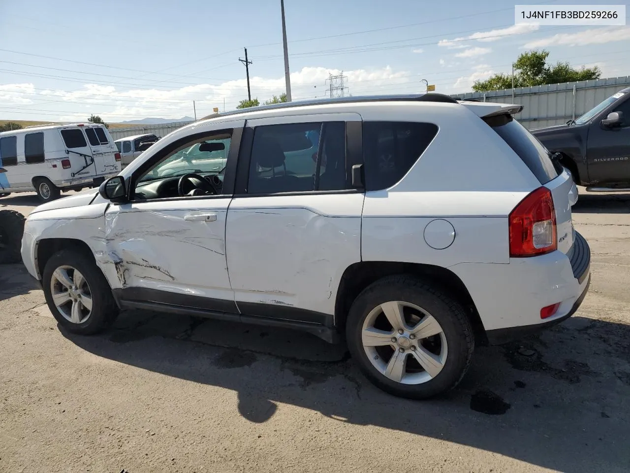 2011 Jeep Compass Sport VIN: 1J4NF1FB3BD259266 Lot: 71283764