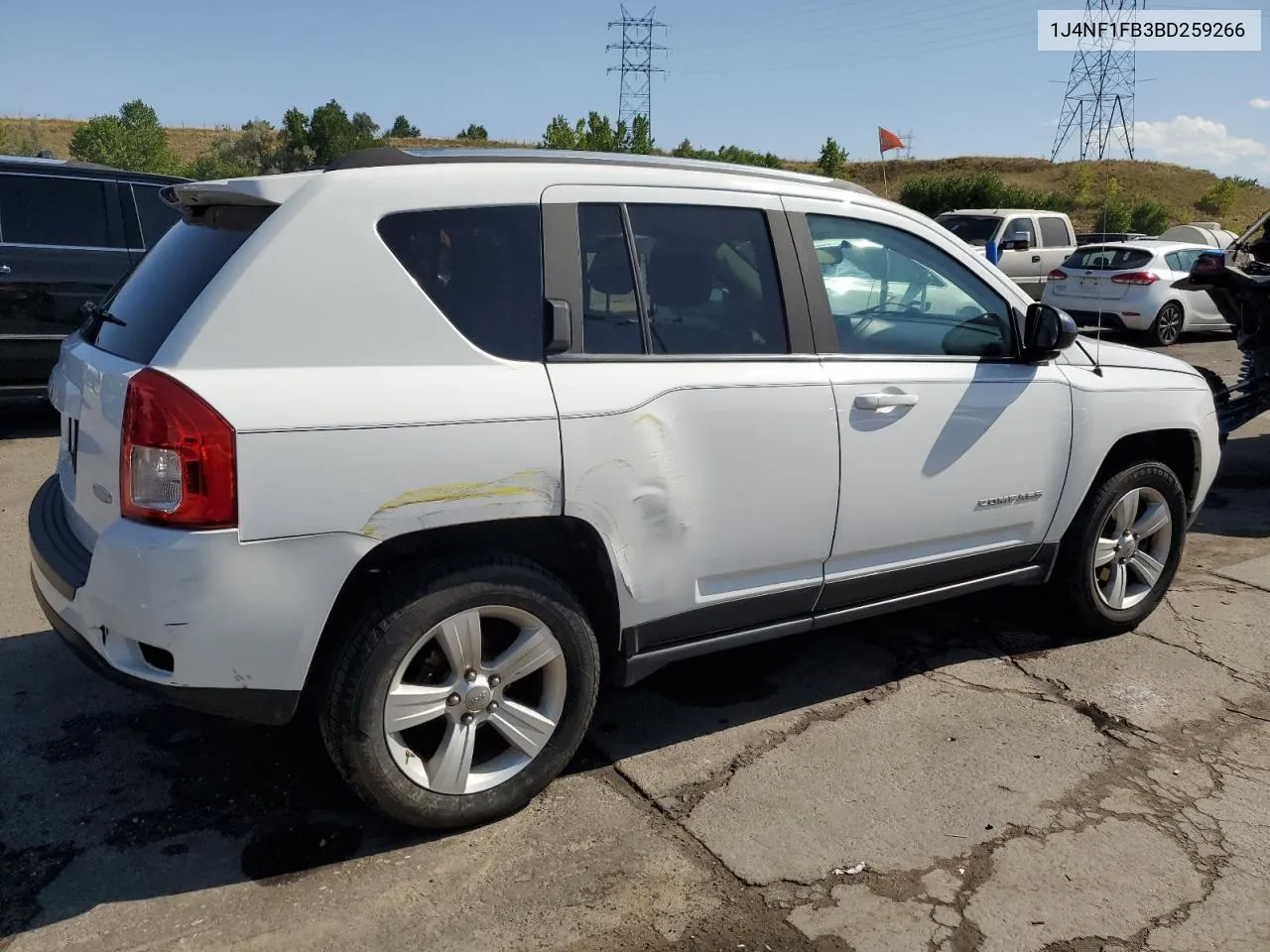 2011 Jeep Compass Sport VIN: 1J4NF1FB3BD259266 Lot: 71283764