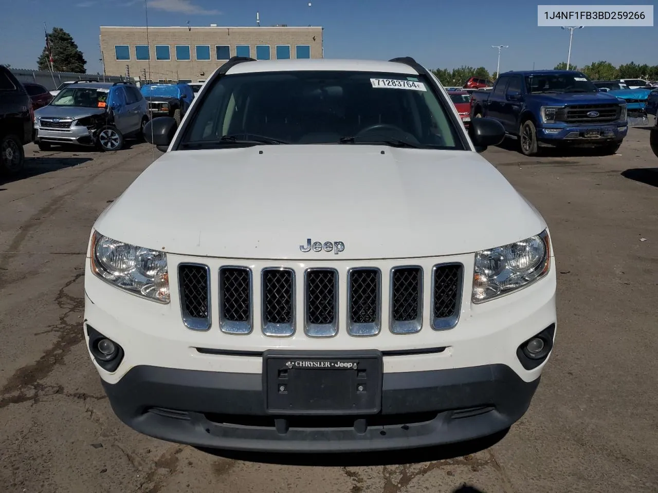 2011 Jeep Compass Sport VIN: 1J4NF1FB3BD259266 Lot: 71283764