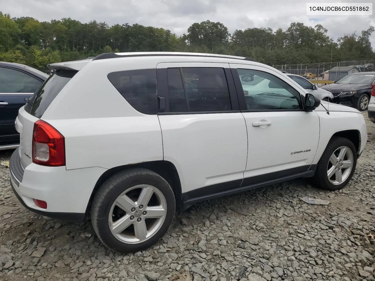 2012 Jeep Compass Limited VIN: 1C4NJDCB6CD551862 Lot: 70678154