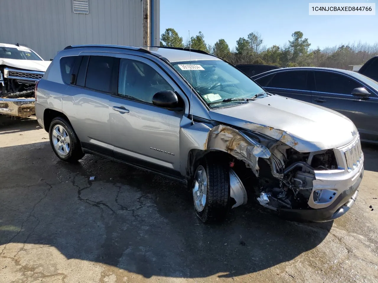 2014 Jeep Compass Sport VIN: 1C4NJCBAXED844766 Lot: 39103034