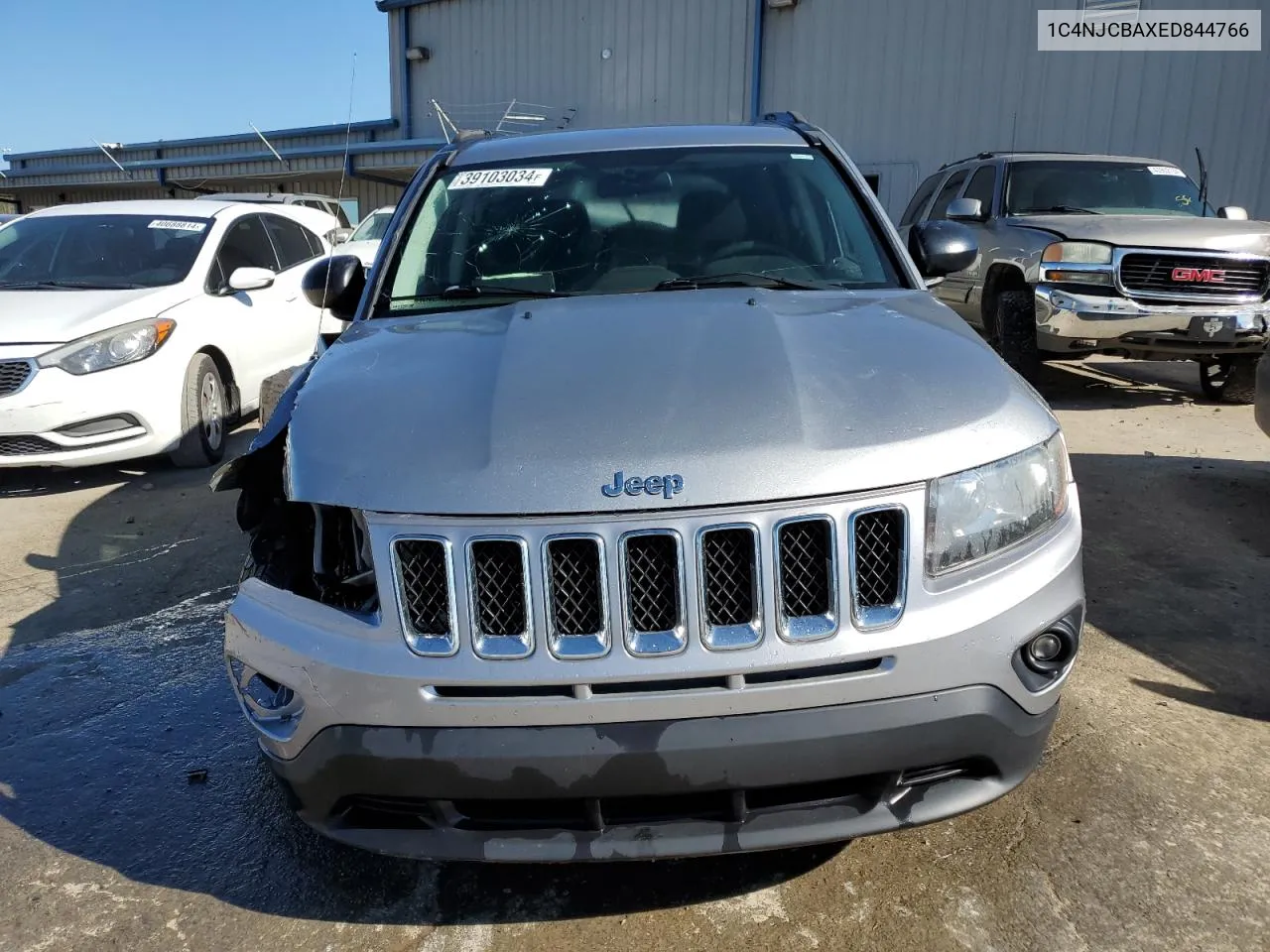 2014 Jeep Compass Sport VIN: 1C4NJCBAXED844766 Lot: 39103034