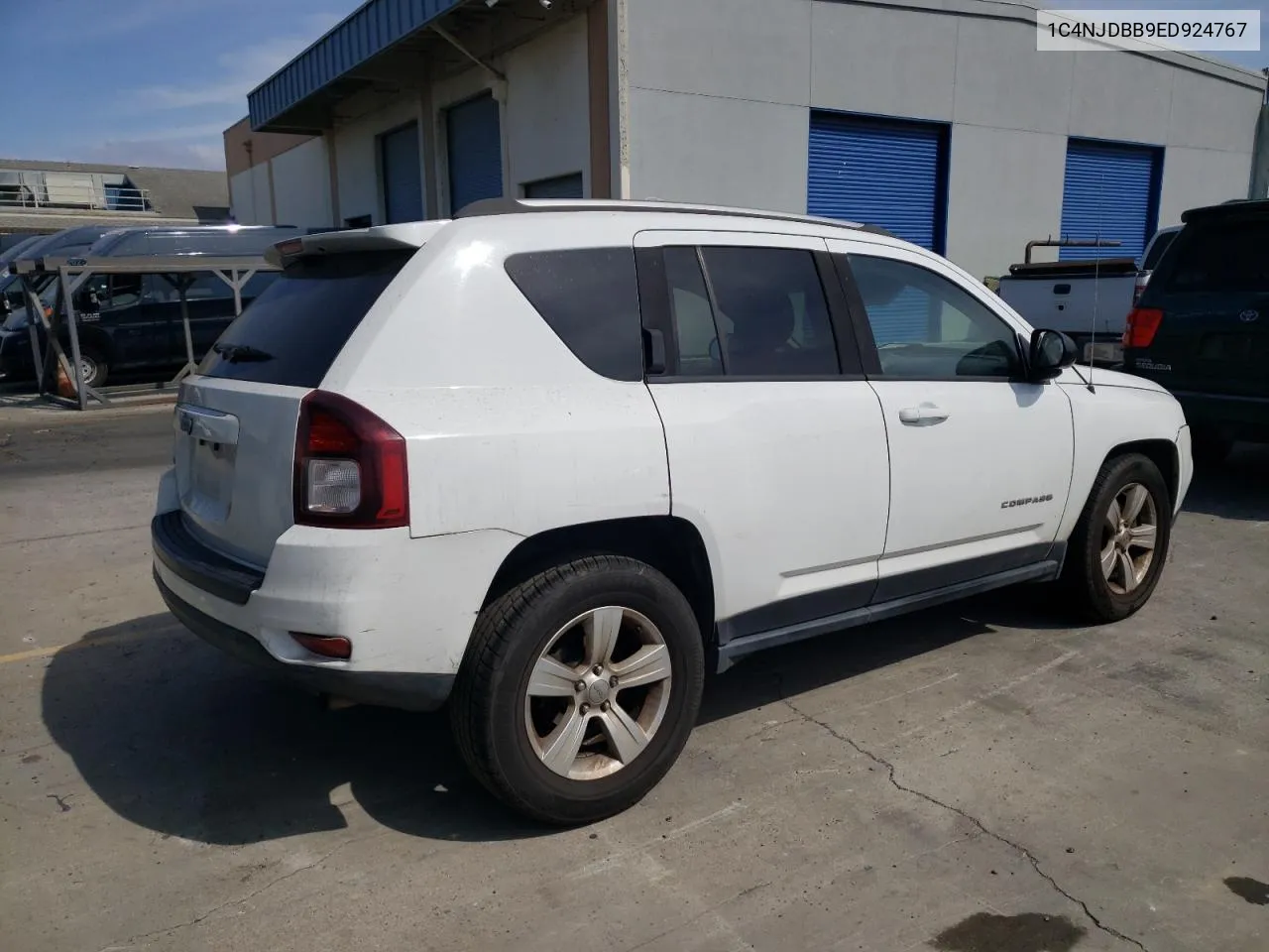 2014 Jeep Compass Sport VIN: 1C4NJDBB9ED924767 Lot: 72029924