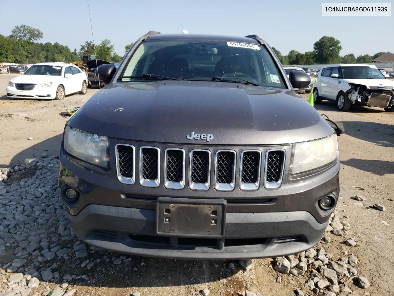 2016 Jeep Compass Sport VIN: 1C4NJCBA8GD611939 Lot: 65704854