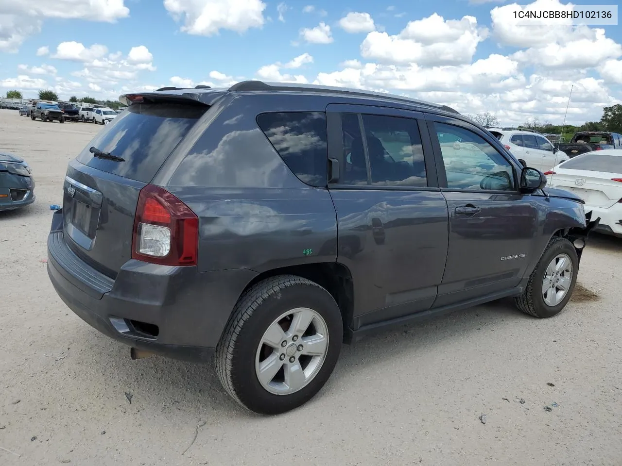 2017 Jeep Compass Sport VIN: 1C4NJCBB8HD102136 Lot: 70894554