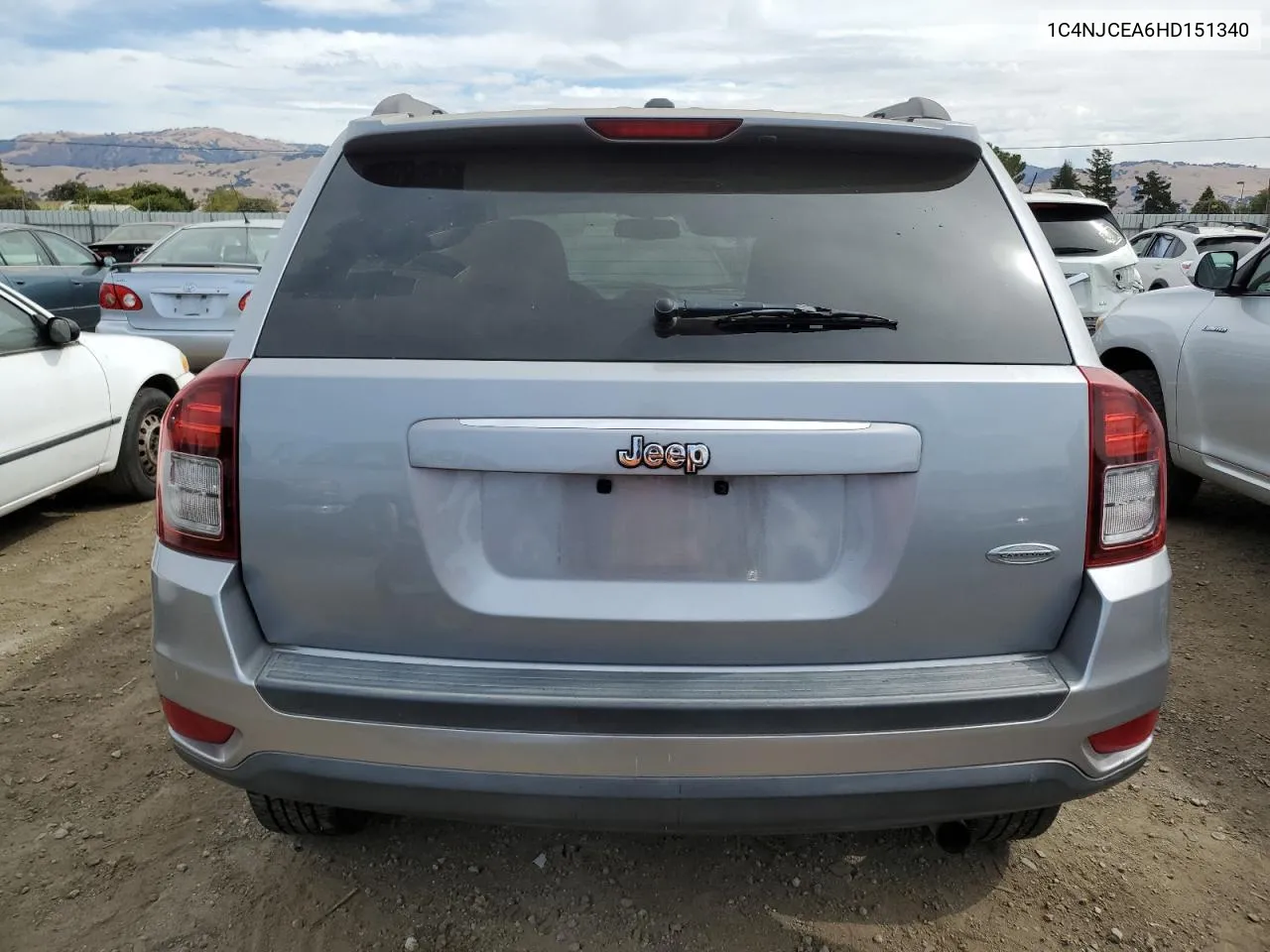 2017 Jeep Compass Latitude VIN: 1C4NJCEA6HD151340 Lot: 72098854