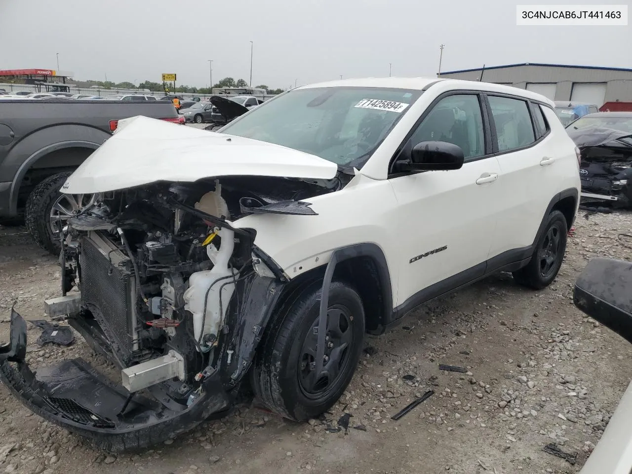 2018 Jeep Compass Sport VIN: 3C4NJCAB6JT441463 Lot: 71425894