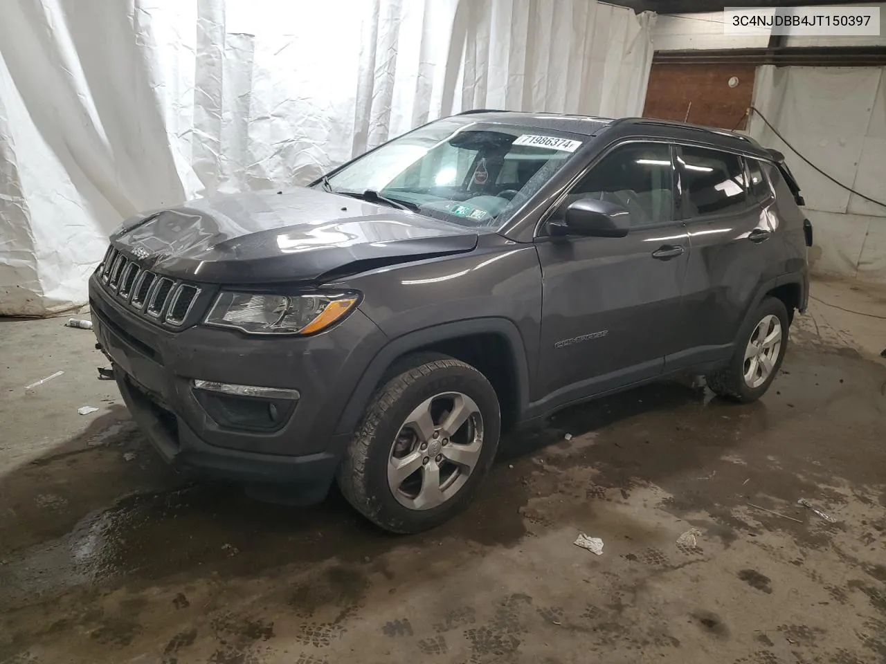 2018 Jeep Compass Latitude VIN: 3C4NJDBB4JT150397 Lot: 71986374