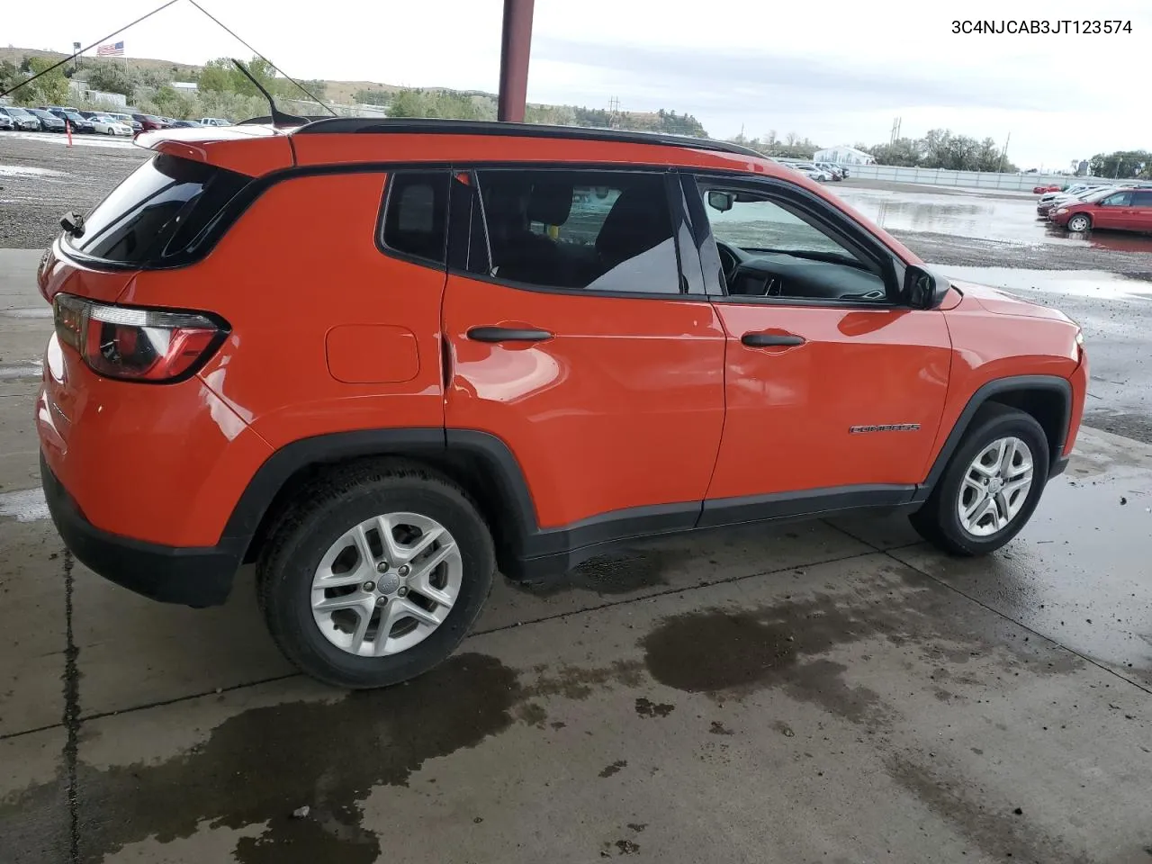 2018 Jeep Compass Sport VIN: 3C4NJCAB3JT123574 Lot: 72248734