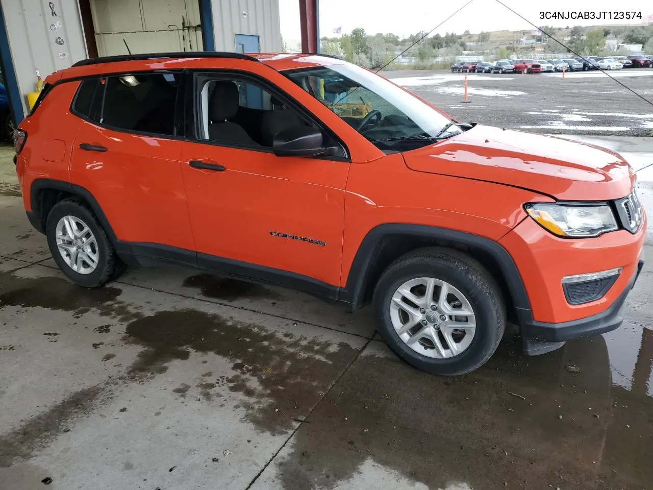 2018 Jeep Compass Sport VIN: 3C4NJCAB3JT123574 Lot: 72248734