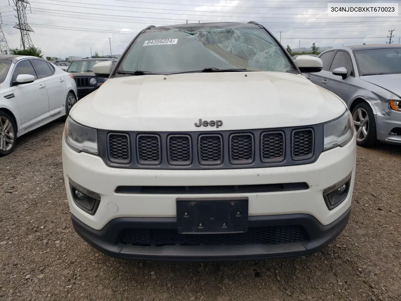 2019 Jeep Compass Limited VIN: 3C4NJDCBXKT670023 Lot: 64356224