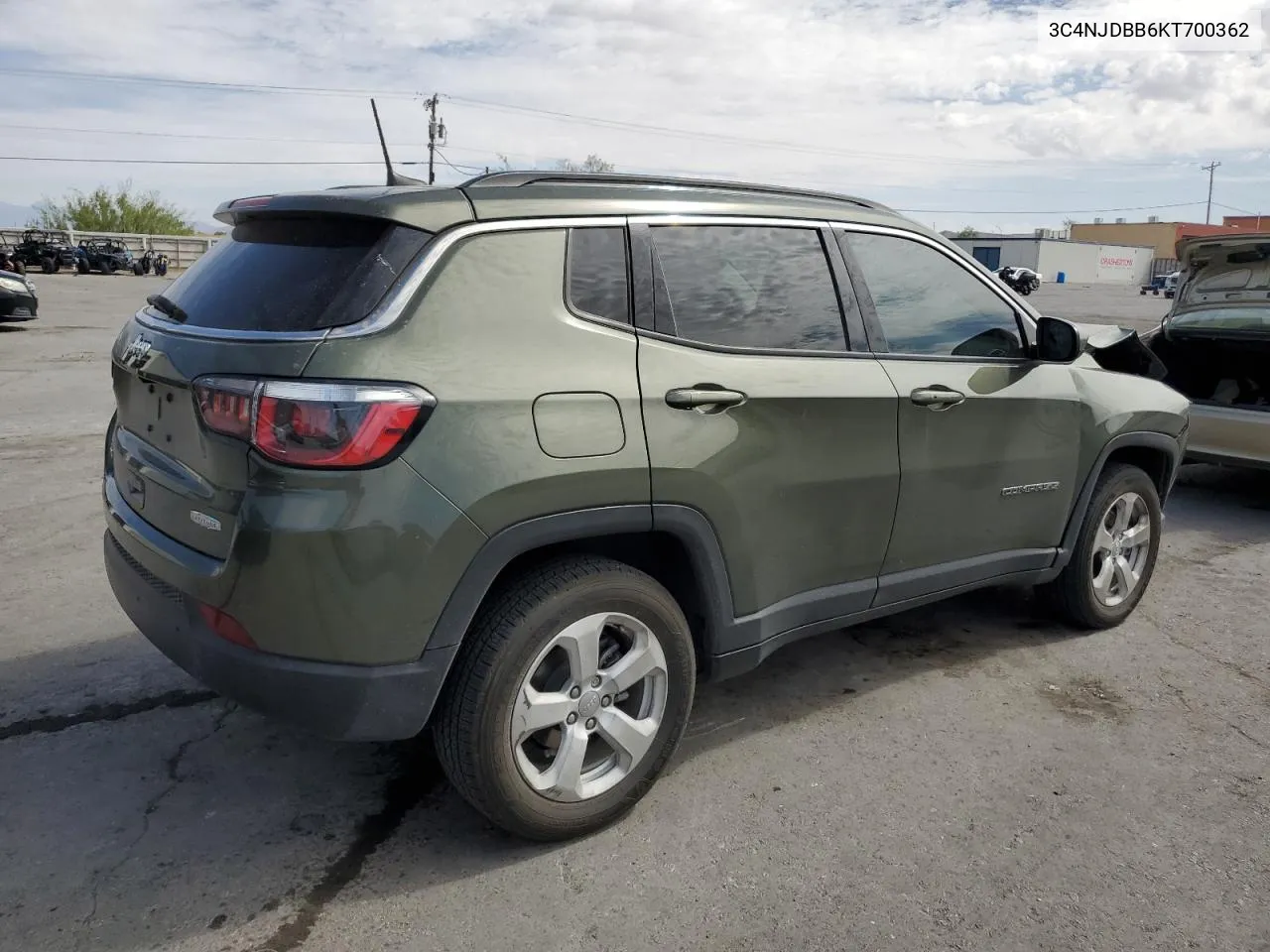 2019 Jeep Compass Latitude VIN: 3C4NJDBB6KT700362 Lot: 66812324