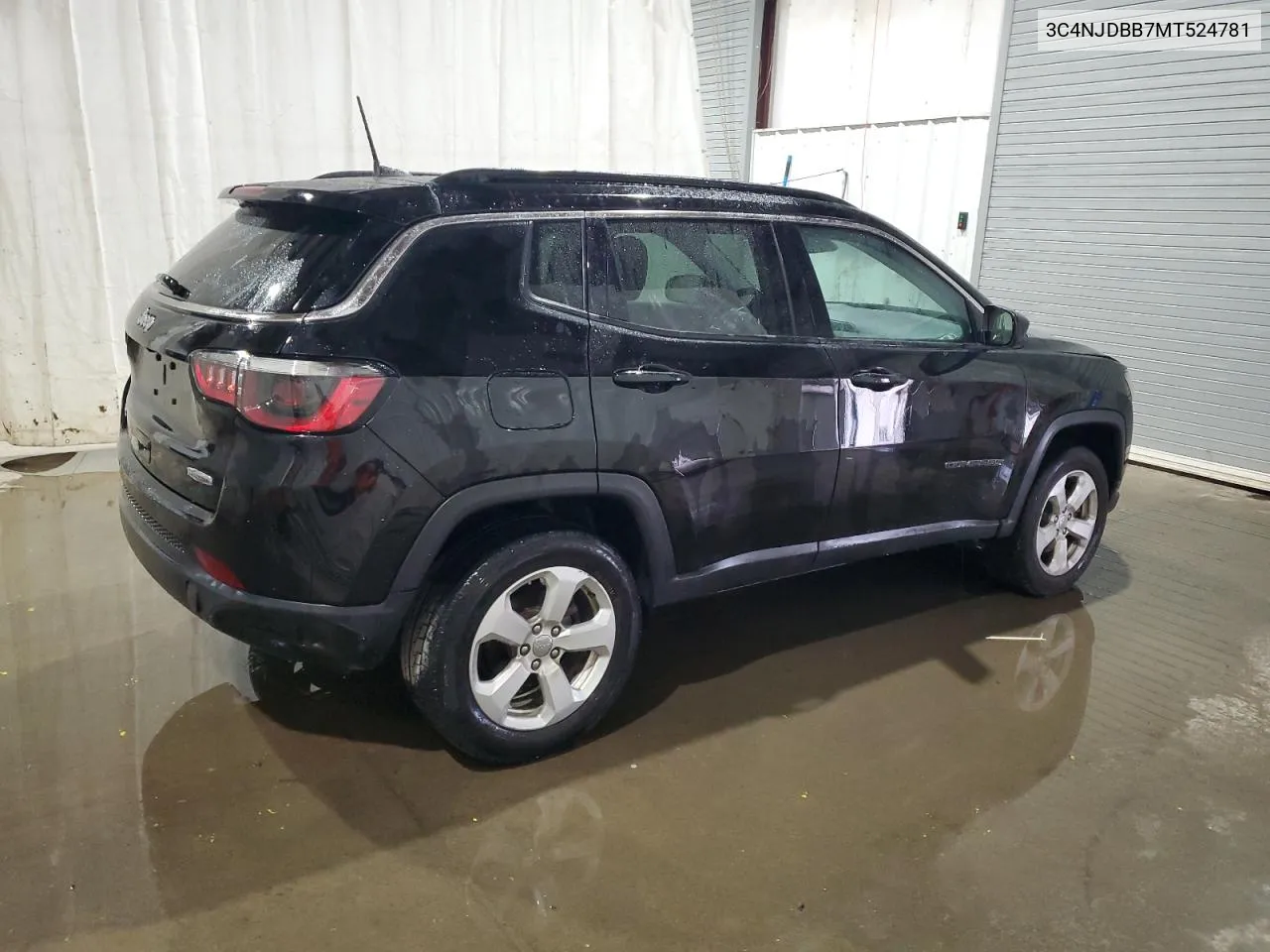 2021 Jeep Compass Latitude VIN: 3C4NJDBB7MT524781 Lot: 72134574