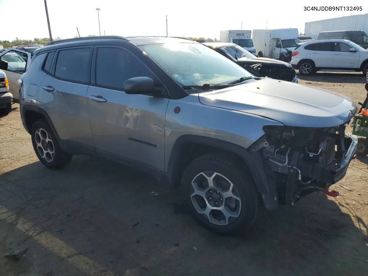 2022 Jeep Compass Trailhawk VIN: 3C4NJDDB9NT132495 Lot: 71657094