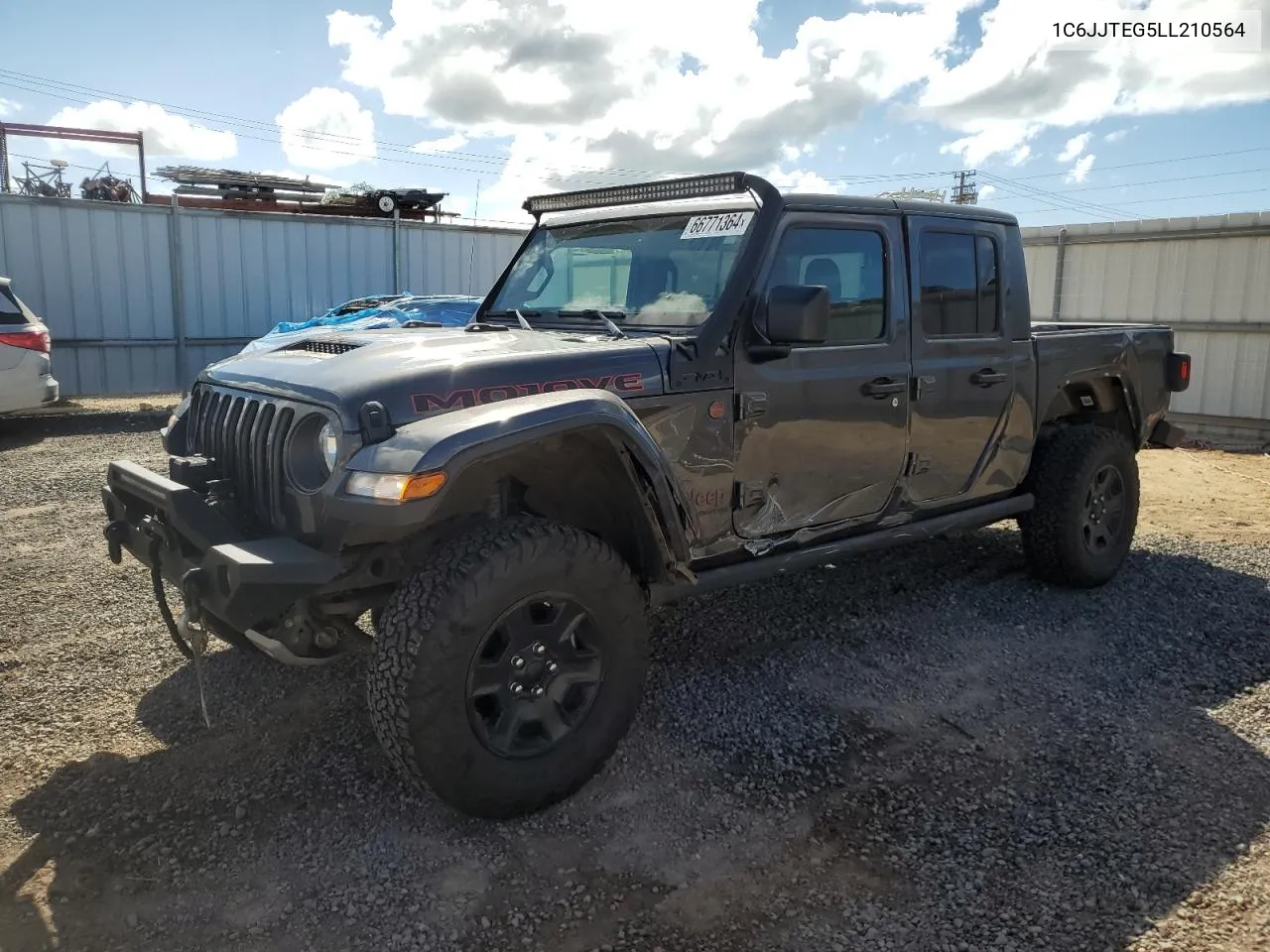 2020 Jeep Gladiator Mojave VIN: 1C6JJTEG5LL210564 Lot: 66771364