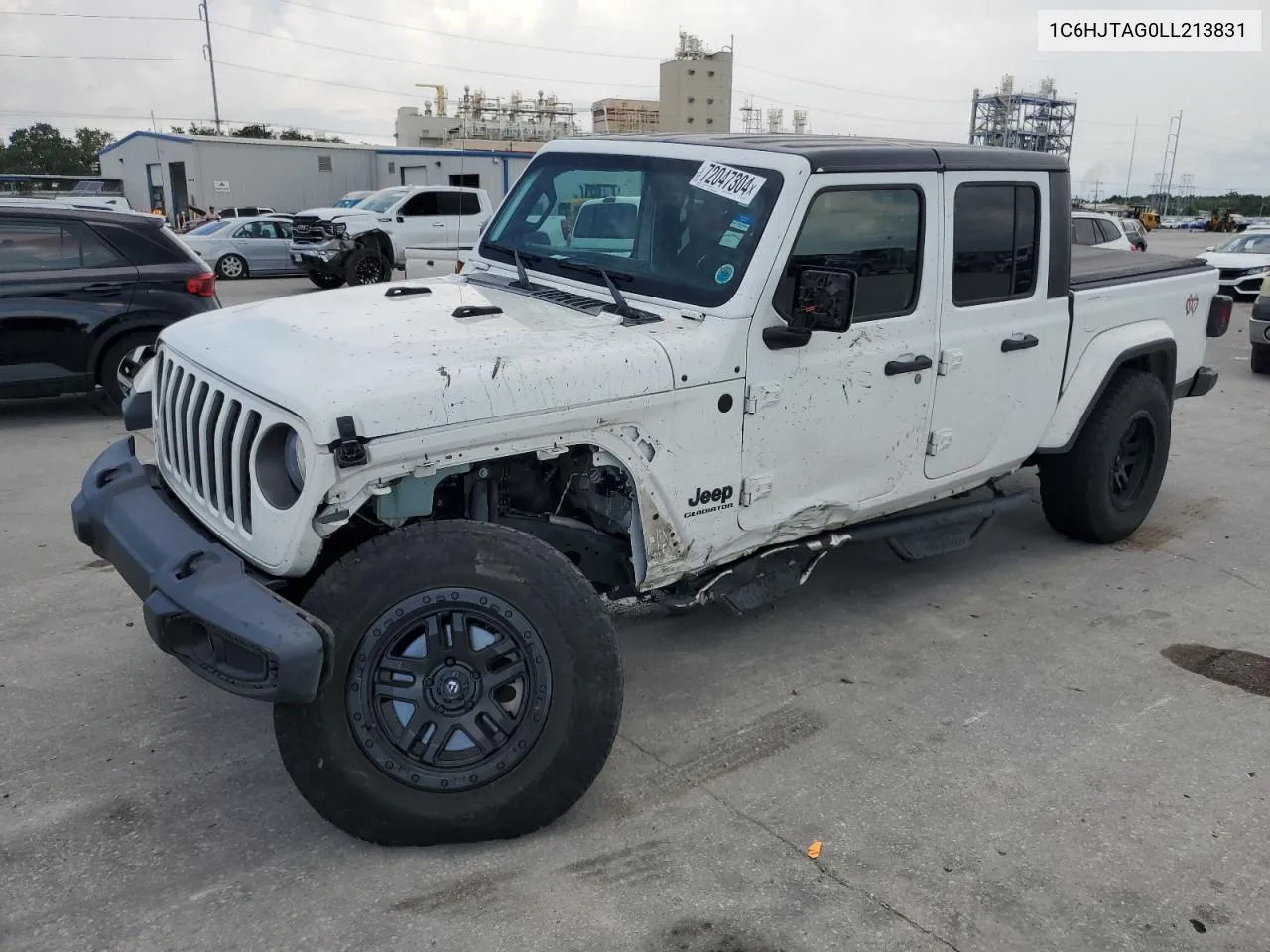 2020 Jeep Gladiator Sport VIN: 1C6HJTAG0LL213831 Lot: 72047304