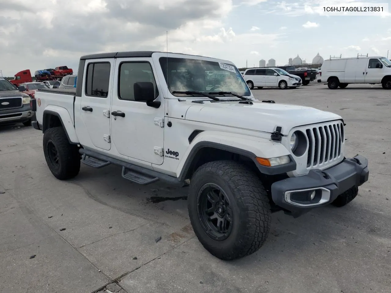 2020 Jeep Gladiator Sport VIN: 1C6HJTAG0LL213831 Lot: 72047304